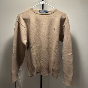 Polo Ralph Lauren cashmere brown crew neck
